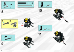 LEGO 8455 instructions page 4 – build guide