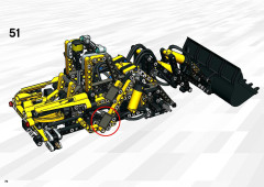 LEGO 8455 instructions page 76 – build guide