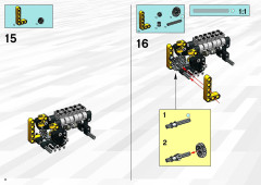 LEGO 8455 instructions page 8 – build guide