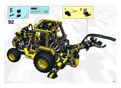 LEGO 8455 instructions page 105 – build guide