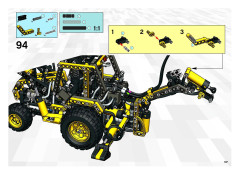 LEGO 8455 instructions page 107 – build guide