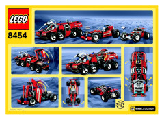 LEGO 8455 instructions page 124 – build guide