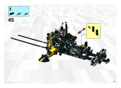 LEGO 8455 instructions page 43 – build guide
