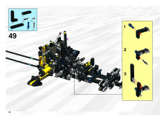 LEGO 8455 instructions page 48 – build guide