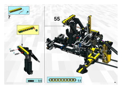 LEGO 8455 instructions page 59 – build guide