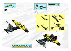 LEGO 8455 instructions page 6 – build guide