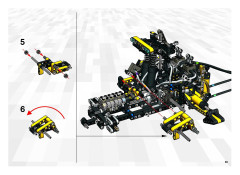 LEGO 8455 instructions page 69 – build guide