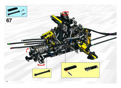LEGO 8455 instructions page 74 – build guide