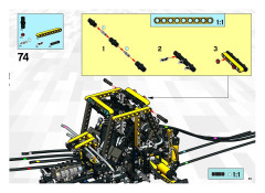 LEGO 8455 instructions page 83 – build guide