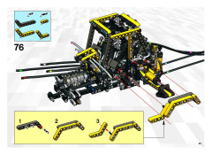 LEGO 8455 instructions page 85 – build guide