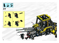 LEGO 8455 instructions page 86 – build guide