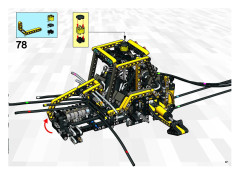 LEGO 8455 instructions page 87 – build guide