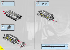 LEGO 8458 instructions page 106 – build guide