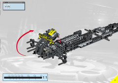 LEGO 8458 instructions page 21 – build guide