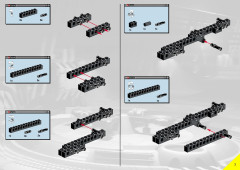 LEGO 8458 instructions page 3 – build guide