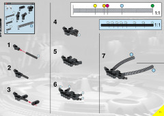LEGO 8458 instructions page 71 – build guide