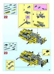 LEGO 8459 instructions page 63 – build guide