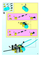 LEGO 8459 instructions page 73 – build guide