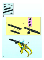 LEGO 8459 instructions page 84 – build guide