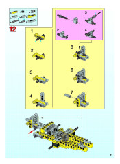 LEGO 8459 instructions page 9 – build guide
