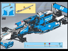 LEGO 8461 instructions page 124 – build guide