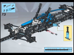 LEGO 8461 instructions page 74 – build guide