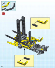 LEGO 8463 instructions page 20 – build guide