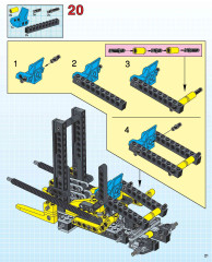 LEGO 8463 instructions page 21 – build guide