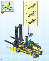 LEGO 8463 instructions page 22 – build guide