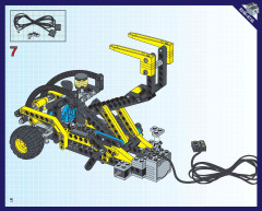 LEGO 8463 instructions page 51 – build guide