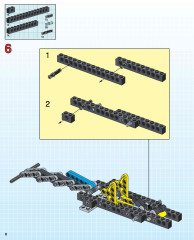 LEGO 8463 instructions page 8 – build guide