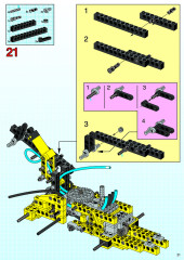 LEGO 8464 instructions page 21 – build guide