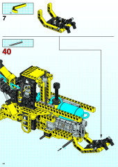 LEGO 8464 instructions page 44 – build guide