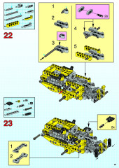 LEGO 8464 instructions page 63 – build guide