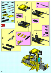 LEGO 8464 instructions page 66 – build guide