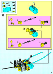 LEGO 8464 instructions page 73 – build guide
