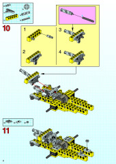 LEGO 8464 instructions page 8 – build guide