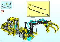 LEGO 8464 instructions page 87 – build guide