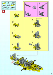 LEGO 8464 instructions page 9 – build guide