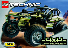 LEGO 8466 instructions page 1 – build guide