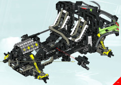 LEGO 8466 instructions page 129 – build guide