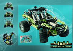 LEGO 8466 instructions page 3 – build guide