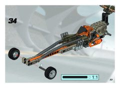 LEGO 8471 instructions page 33 – build guide