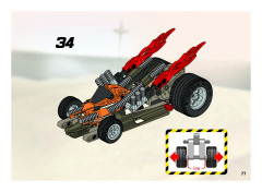 LEGO 8471 instructions page 71 – build guide