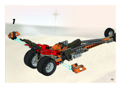 LEGO 8471 instructions page 73 – build guide