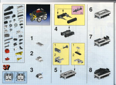 LEGO 8480 instructions page 106 – build guide