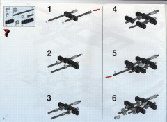 LEGO 8480 instructions page 6 – build guide