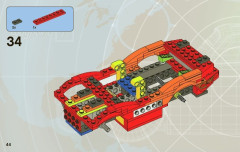 LEGO 8484 instructions page 44 – build guide