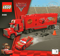 LEGO 8486 instructions page 1 – build guide