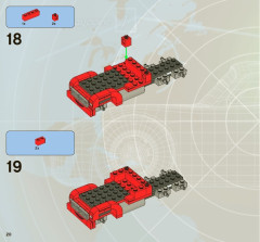 LEGO 8486 instructions page 20 – build guide